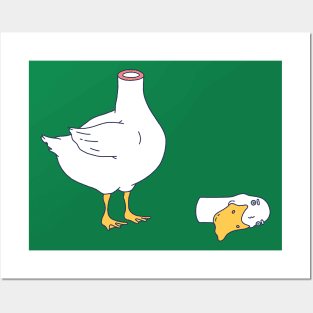 headless duck Posters and Art